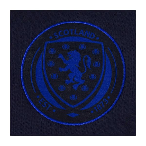Scottish FA Herr Sweatshirt med Tejpade Detaljer XL Marinblå Navy Blue XL