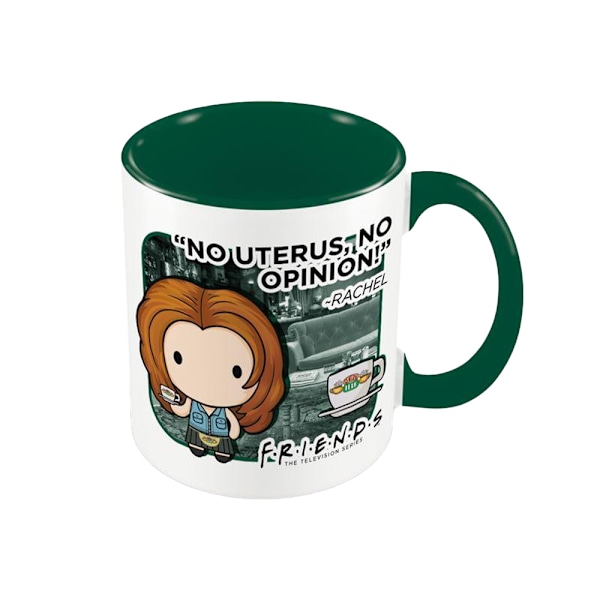 Friends Chibi Rachel Mug En Storlek Grön/Vit Green/White One Size