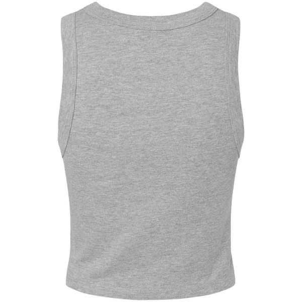 Bella + Canvas Dam/Damer Micro-Rib Racer Linne S Athleti Athletic Heather Grey S