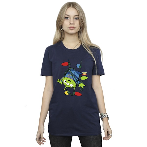 Disney Dam/Damer Leksakernas Julbelysning Aliens Bomull B Navy Blue M