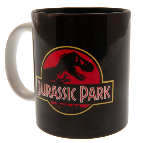 Jurassic Park T-Rex Mugg One Size Svart/Vit Black/White One Size