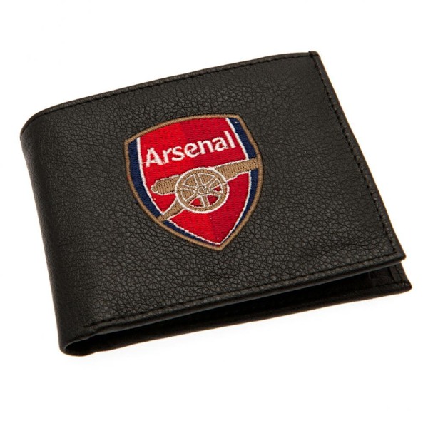 Arsenal FC Broderad Plånbok One Size Svart Black One Size