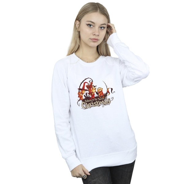 Disney Dam/Kvinnor The Nightmare Before Christmas Jul T-shirt White XXL