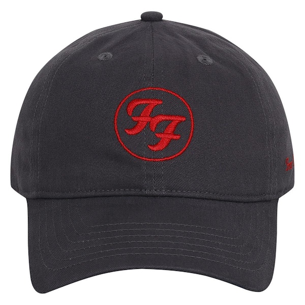 Förstärkt Foo Fighters broderad keps One Size Charcoal Charcoal One Size