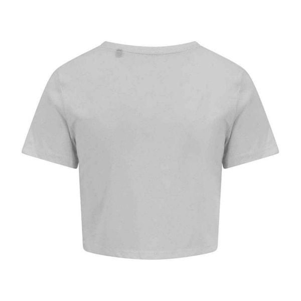 Awdis Dam/Dam Girlie Cropped T-Shirt 16 UK Solid White Solid White 16 UK