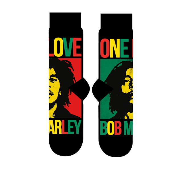 Bob Marley One Love Mugg och Strumpset Storlek One Multifärgad Multicoloured One Size