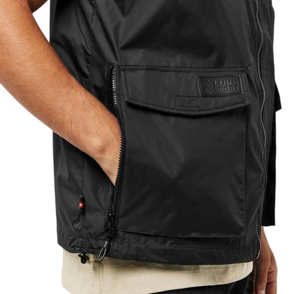 Luke 1977 Herr Tech Logo Gilet S Jet Black Jet Black S