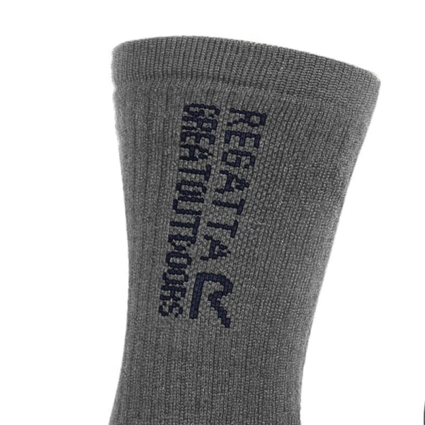 Regatta Unisex Adult Wool Hiking Boot Socks (2-pack) 6 UK-8 Briar Grey/Navy 6 UK-8 UK