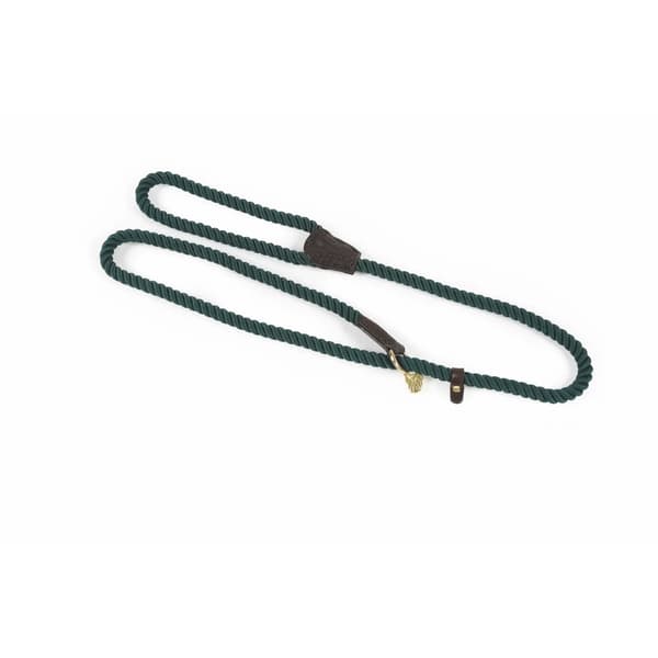 Digby & Fox Rep Läder Hundkoppel Slip One Size Grön Green One Size