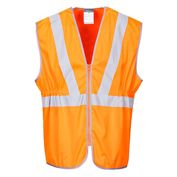 Portwest Herr Lång Säkerhet Hi-Vis Väst 4XL Orange Orange 4XL