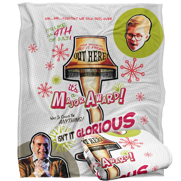 A Christmas Story Isnt It Glorious Filt En Storlek Flerfärgad Multicoloured One Size