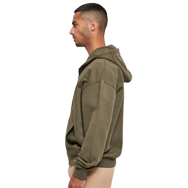 Bygg ditt varumärke Herr Ultra Heavyweight Full Zip Hoodie 3XL Oliv Olive 3XL