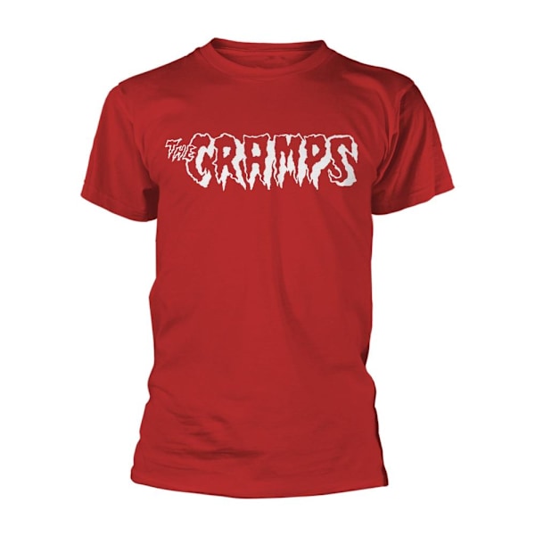 The Cramps Unisex Vuxen Logo T-Shirt S Röd/Vit Red/White S