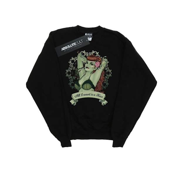 DC Comics Herr Poison Ivy All I want Is A Kiss Sweatshirt XXL B Black XXL