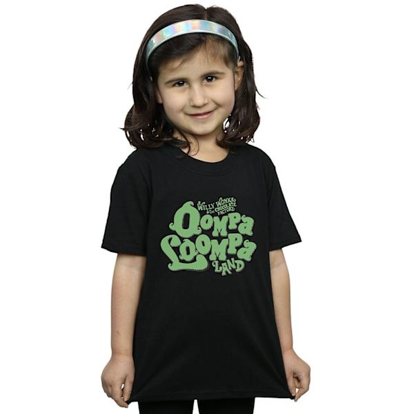 Willy Wonka Och Chokladfabriken Flickor Oompa Loompa Land C Black 9-11 Years
