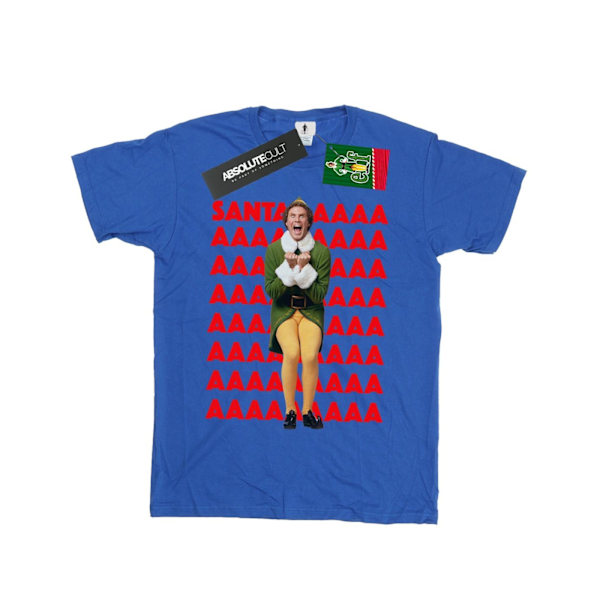 Elf Herr Buddy Santa Scream T-shirt S Royal Blue Royal Blue S