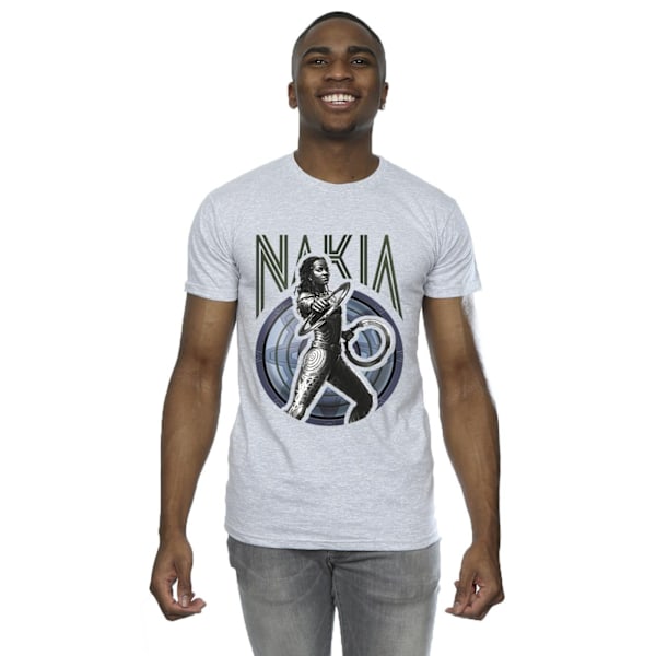 Marvel Wakanda Forever Nakia Shield T-shirt 5XL Sports Grey Sports Grey 5XL
