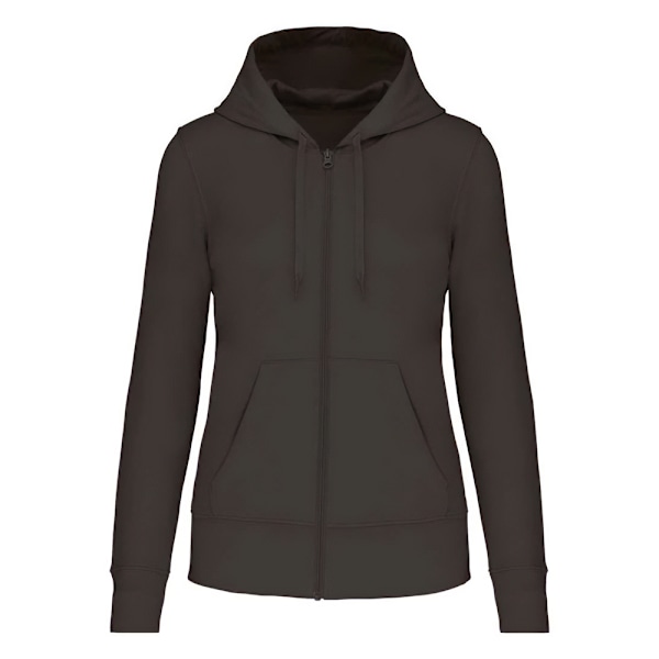 Kariban Dam/Dam Eco Vänlig Full Zip Hoodie XS Mörkgrå Dark Grey XS
