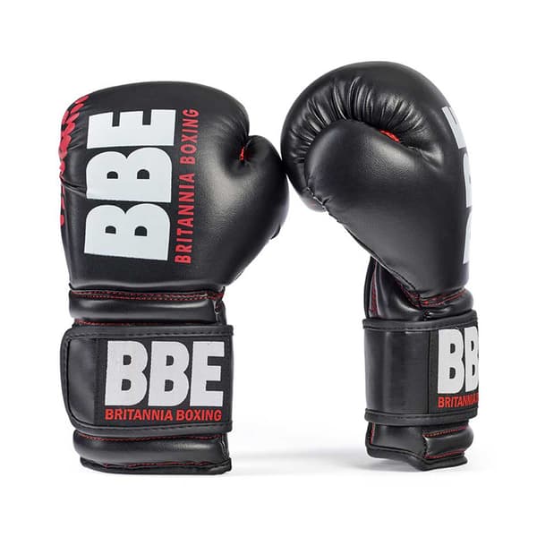 BBE Barn/Barn Träning Handskar 8oz Svart/Röd Black/Red 8oz