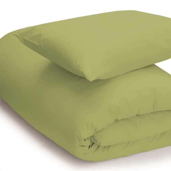 Belledorm Easycare Percale Påslakan Enkelsäng Oliv Olive Single