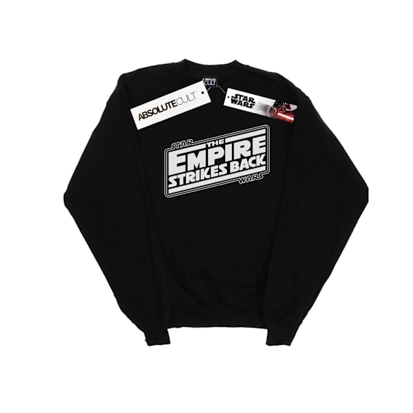 Star Wars Pojkar The Empire Strikes Back Logotyp Sweatshirt 5-6 År Black 5-6 Years