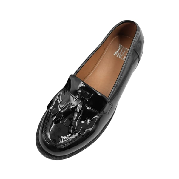 Where's That From Dam/Damer Imogen Tassel Lackläder Sl Black 6 UK