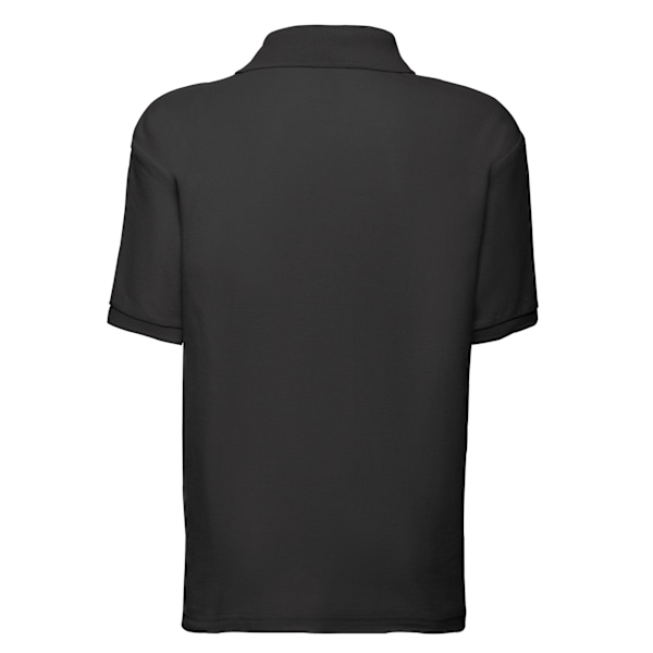 Fruit of the Loom Barn/Barn 65/35 Vanlig Pique Poloskjorta 1 Black 12-13 Years