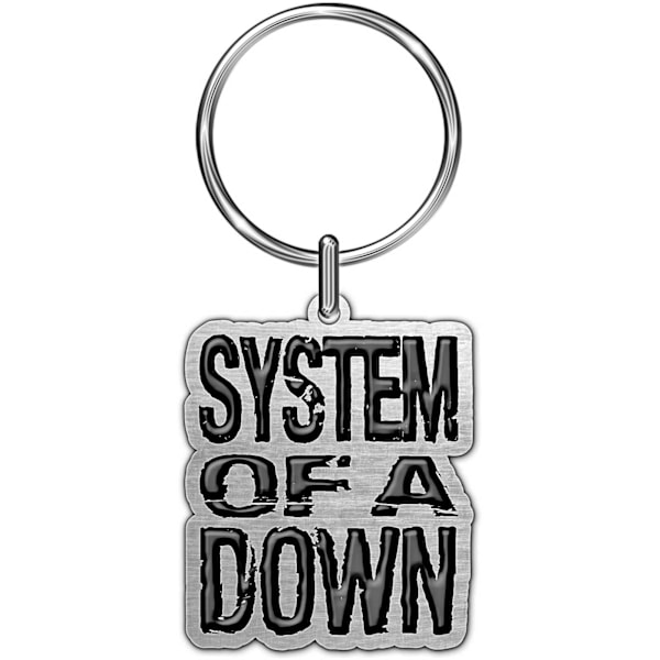 System Of A Down Logo Nyckelring One Size Silver/Black Silver/Black One Size