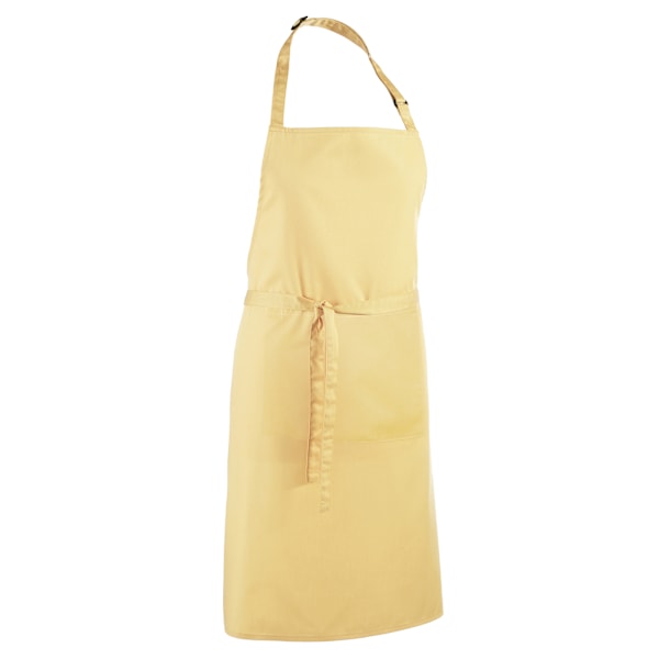 Premier Dam/Kvinnors Färger Bip Förkläde Med Ficka / Arbetskläder Lemon One Size