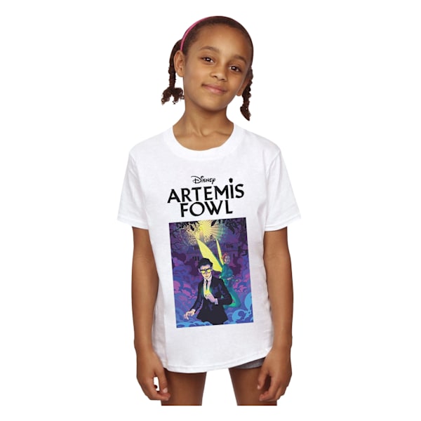 Disney Girls Artemis Fowl Bokomslag Bomull T-shirt 12-13 År White 12-13 Years