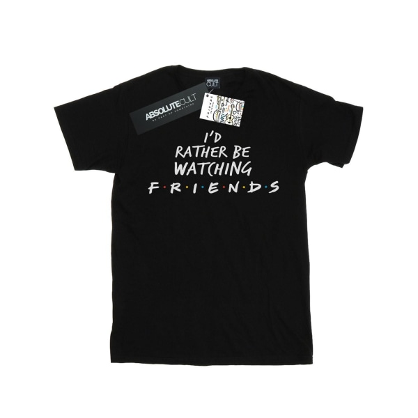 Friends Mens Rather Be Watching T-Shirt XXL Svart Black XXL
