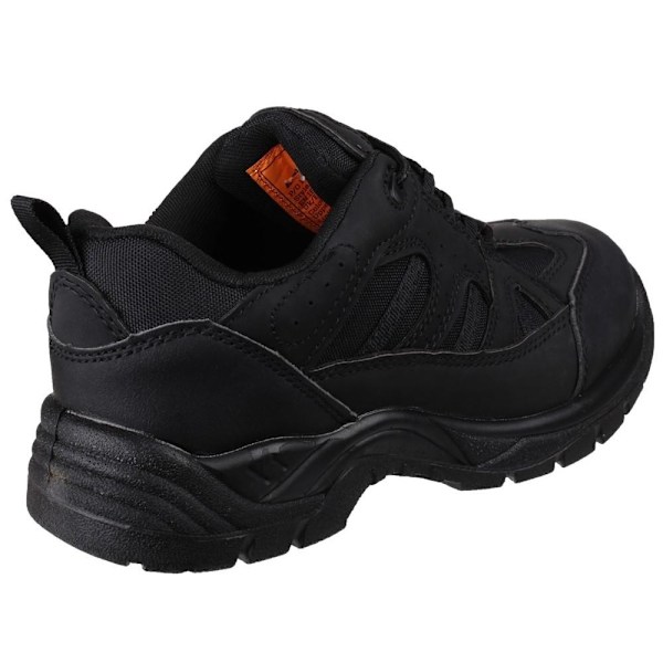 Amblers Steel Unisex FS214 Svart Säkerhetssko / Herr Dam S Black 4 UK