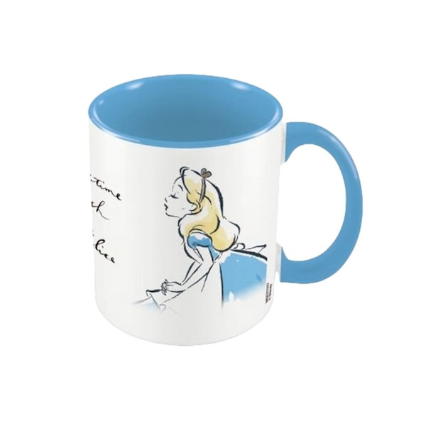 Alice i Underlandet Teatime med Alice Mugg En Storlek Vit/Blå/ White/Blue/Yellow One Size