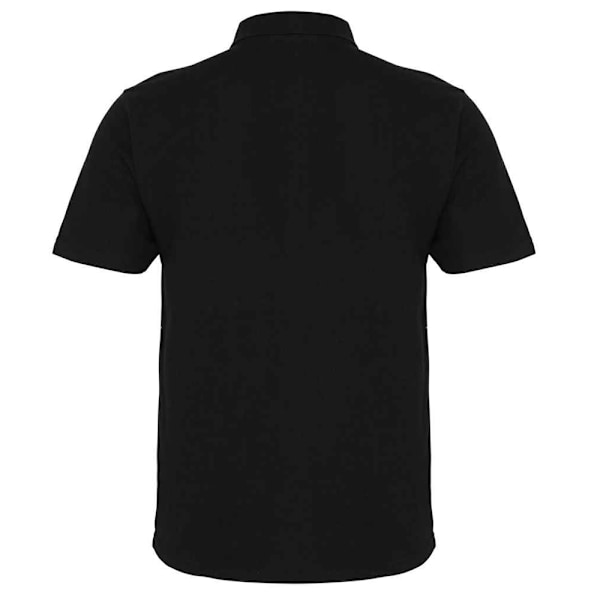 Premier Herr Pique Polotröja med Knappar Fram S Svart Black S