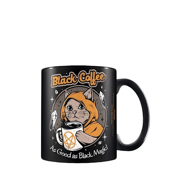 Ilustrata Svart Kaffe Magisk Mugg One Size Svart/Orange Black/Orange One Size