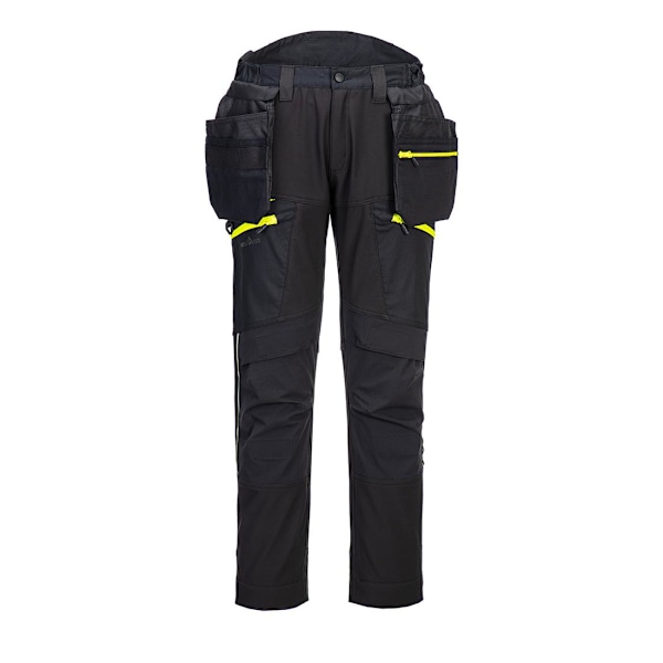 Portwest DX4 Softshell Arbetsbyxor för Män 41R Svart Black 41R