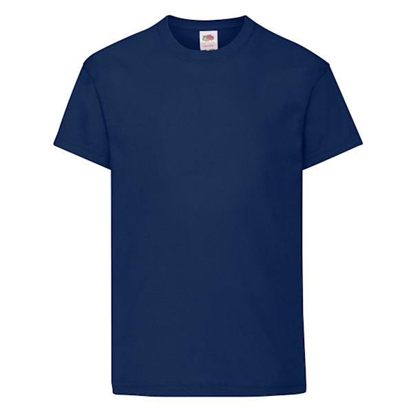 Fruit of the Loom Barn/Barn Original T-shirt 12-13 år N Navy 12-13 Years