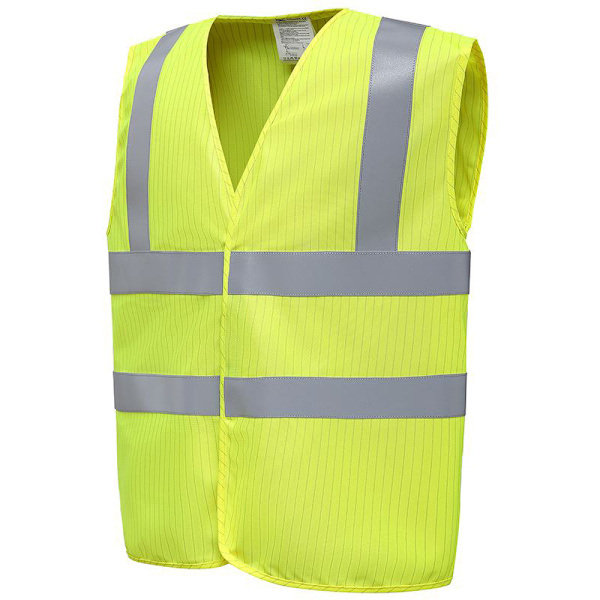 Yoko Hi-vis flamskyddad antistatisk väst M Gul Yellow M