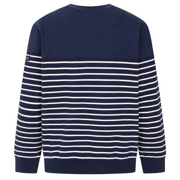 Lazy Jacks Dam/Dam Randig Sweatshirt S Marin Marine S
