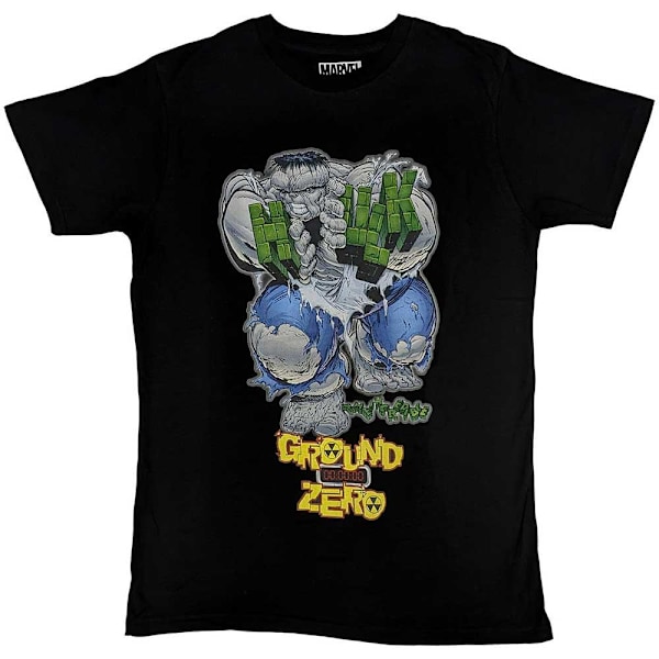 Hulk Unisex Vuxen Ground Zero T-shirt XXL Svart Black XXL