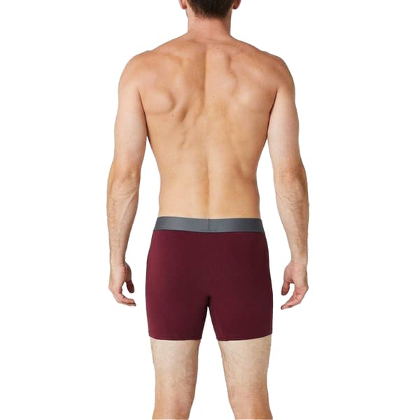 Firetrap Boxershorts för män (2-pack) 4XL Grå/Vinröd Grey/Wine 4XL