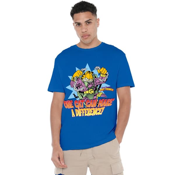 Garfield Herr Make A Difference T-Shirt M Kungsblå Royal Blue M