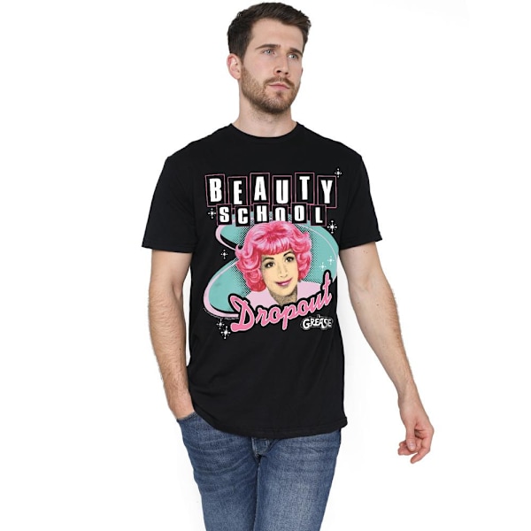 Grease Herr Beauty School Dropout T-Shirt 5XL Svart Black 5XL
