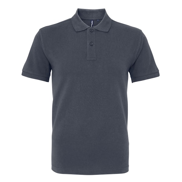 Asquith & Fox Herr Organic Classic Fit Polo Shirt M Grafit Graphite M