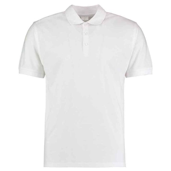 Kustom Kit Klassic Superwash 60C Kortärmad Poloskjorta för Herrar White XXL