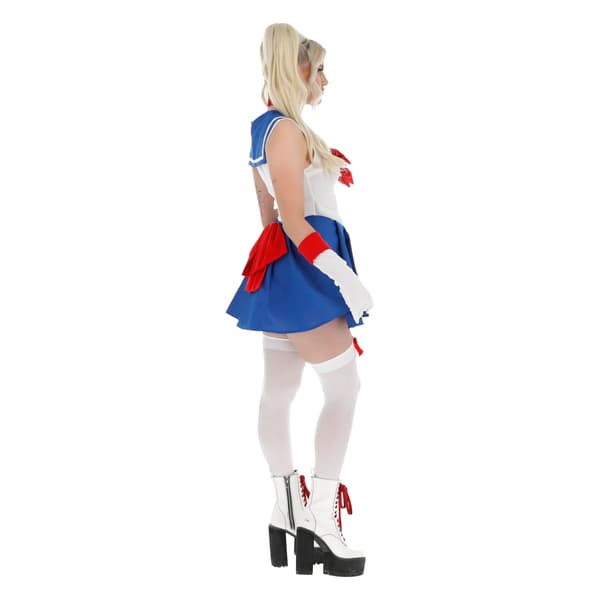 Fever Dam/Dam Star Sailor Kostym S Vit/Marinblå White/Navy Blue S