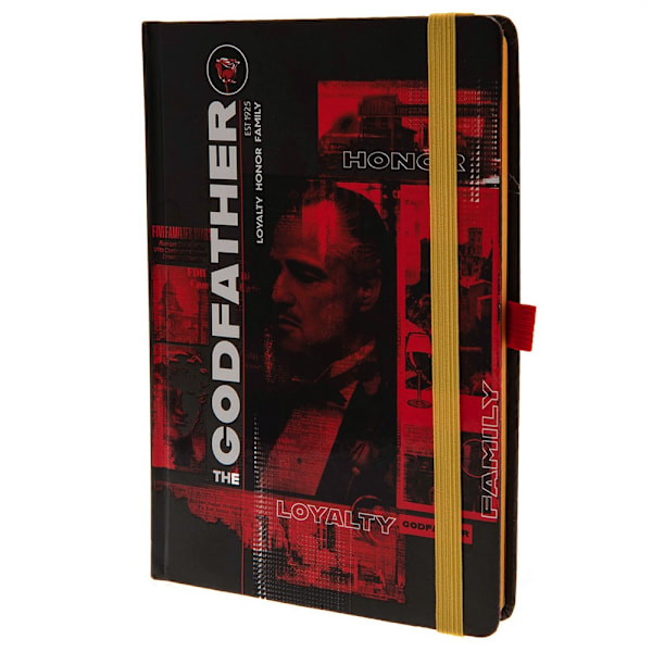 The Godfather Premium A5 Notebook One Size Röd/Svart/Gul Red/Black/Yellow One Size