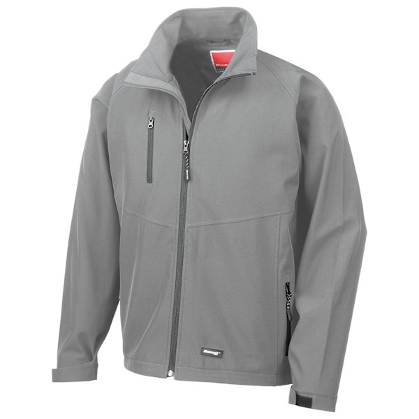 Result Herr Soft Shell Jacka XS Silver Silver XS