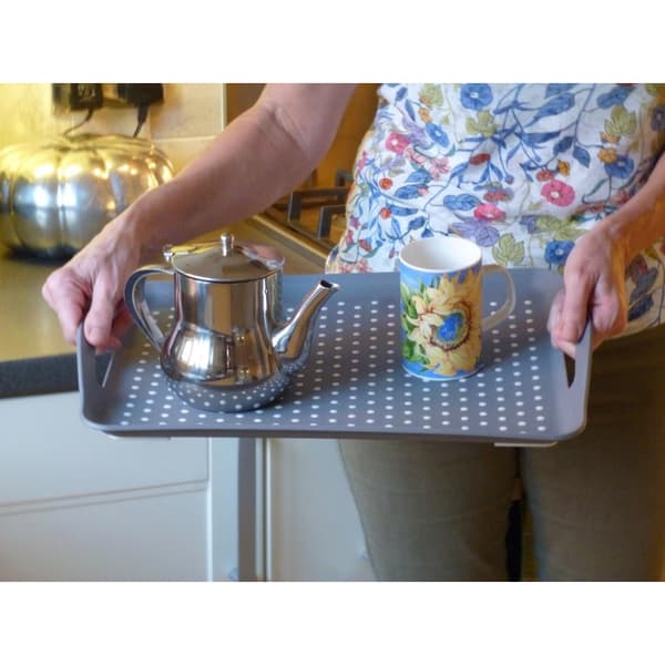 Penderford Anti Slip Bricka One Size Grå/Vit Grey/White One Size