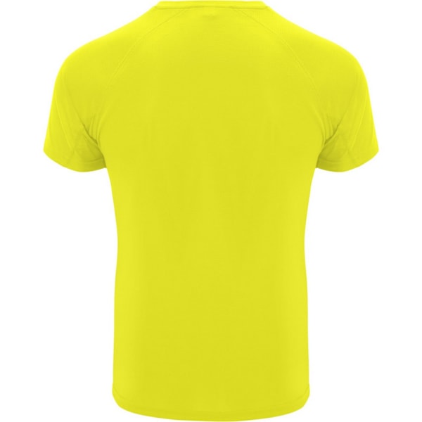 Roly Bahrain herr T-shirt med korta ärmar, sport, XL, fluorescerande gul Fluorescent Yellow XL